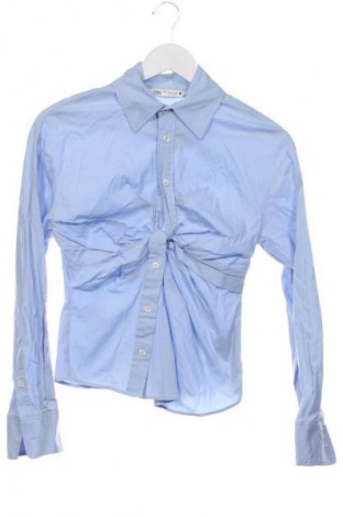 Дамска риза Zara, Размер XS, Цвят Син, Цена 10,73 €