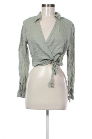 Дамска риза Zara, Размер M, Цвят Зелен, Цена 7,66 €