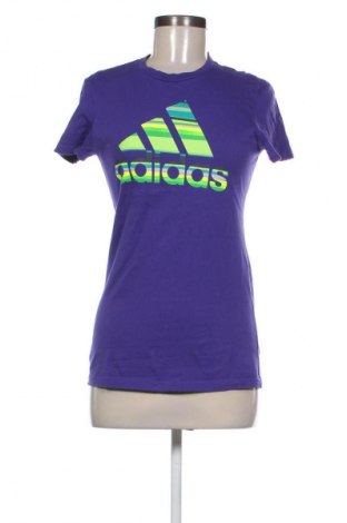 Damen T-Shirt Adidas, Größe S, Farbe Lila, Preis 13,80 €