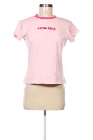 Дамска тениска Calvin Klein Jeans, Размер M, Цвят Розов, Цена 43,45 €