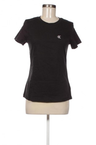 Damen T-Shirt Calvin Klein Jeans, Größe M, Farbe Schwarz, Preis 41,99 €