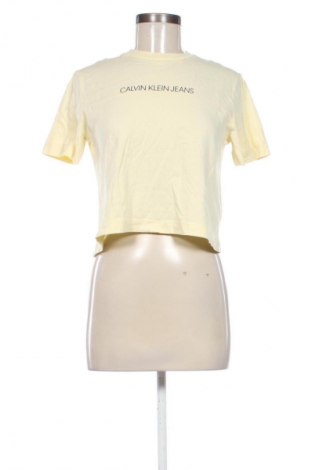 Női póló Calvin Klein Jeans, Méret S, Szín Sárga, Ár 7 182 Ft