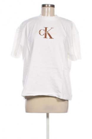 Damen T-Shirt Calvin Klein Jeans, Größe XS, Farbe Weiß, Preis € 51,99