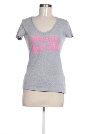 Damen T-Shirt Converse, Größe S, Farbe Grau, Preis € 12,99