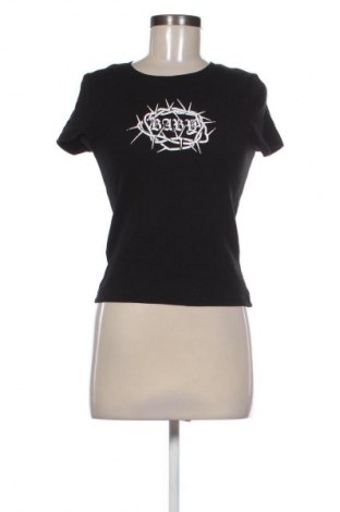 Дамска тениска Cropp, Размер L, Цвят Черен, Цена 9,14 €