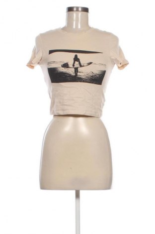 Damen T-Shirt H&M Divided, Größe XS, Farbe Beige, Preis € 8,99