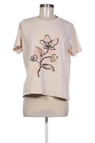 Damen T-Shirt Sinsay, Größe M, Farbe Beige, Preis 4,00 €