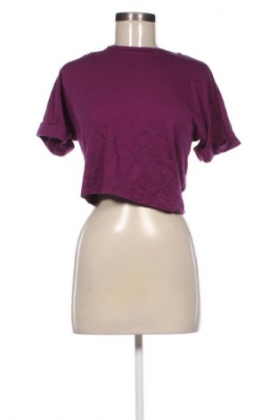 Damen T-Shirt Stradivarius, Größe S, Farbe Lila, Preis € 8,63