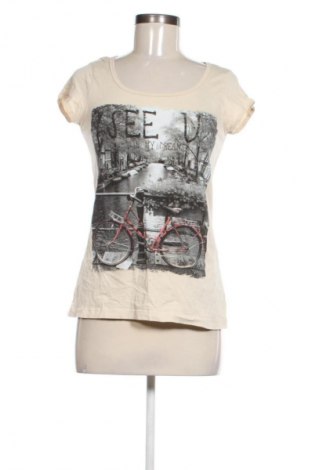 Damen T-Shirt Stradivarius, Größe L, Farbe Mehrfarbig, Preis 9,99 €