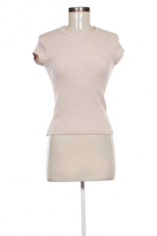 Damen T-Shirt Stradivarius, Größe L, Farbe Beige, Preis € 9,00