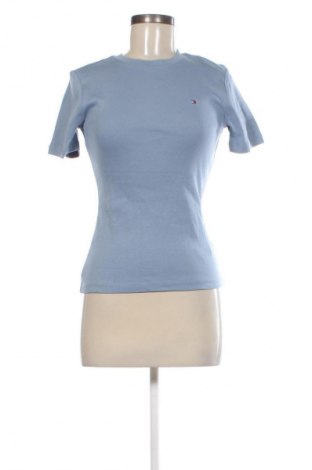 Damski T-shirt Tommy Hilfiger, Rozmiar XS, Kolor Niebieski, Cena 226,99 zł