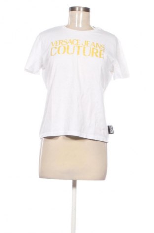 Damen T-Shirt Versace Jeans, Größe M, Farbe Weiß, Preis € 14,46