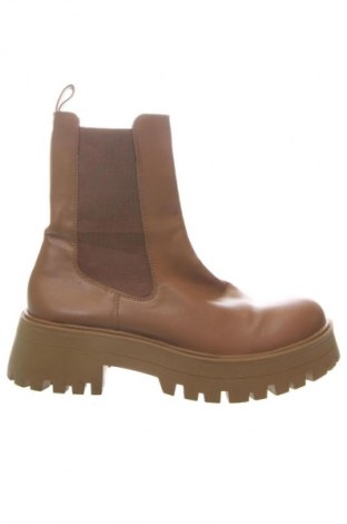 Γυναικεία μποτάκια Pull&Bear, Μέγεθος 37, Χρώμα  Μπέζ, Τιμή 16,90 €