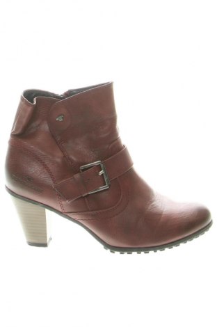 Γυναικεία μποτάκια Tom Tailor, Μέγεθος 39, Χρώμα Καφέ, Τιμή 53,99 €