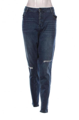 Γυναικείο Τζίν City Chic, Μέγεθος 3XL, Χρώμα Μπλέ, Τιμή 12,99 €