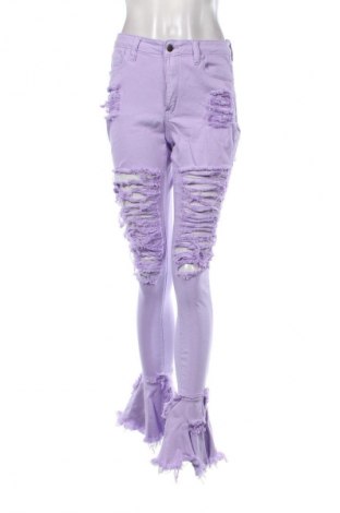 Női farmernadrág Fashion nova, Méret M, Szín Lila, Ár 10 331 Ft