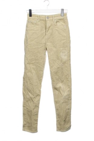 Női kordbársony nadrág Pull&Bear, Méret S, Szín Zöld, Ár 3 129 Ft