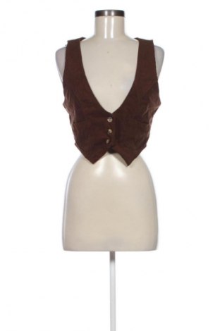 Női mellény SHEIN, Méret L, Szín Barna, Ár 1 982 Ft