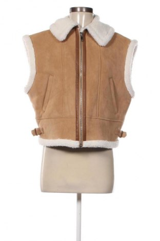 Дамски елек Zara, Размер S, Цвят Кафяв, Цена 13,80 €