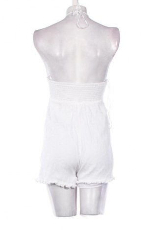 Női rövid overál Bershka, Méret S, Szín Fehér, Ár 8 264 Ft