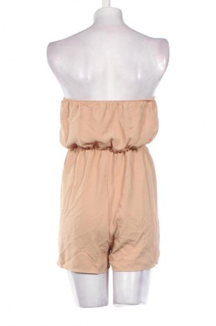 Női rövid overál Boohoo, Méret M, Szín Bézs, Ár 7 619 Ft