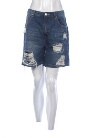 Γυναικείο κοντό παντελόνι Boohoo, Μέγεθος XL, Χρώμα Μπλέ, Τιμή 10,00 €