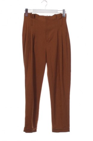 Dámské kalhoty  Bershka, Velikost XS, Barva Hnědá, Cena  420,00 Kč