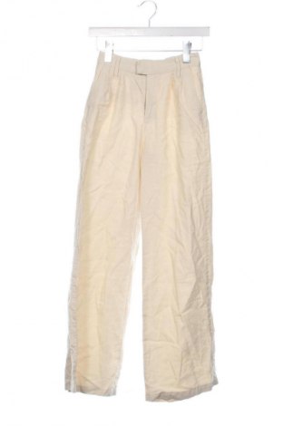 Női nadrág Bershka, Méret XXS, Szín Ekrü
, Ár 3 565 Ft