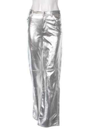 Női nadrág Bershka, Méret S, Szín Ezüstös, Ár 6 123 Ft