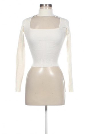 Damenpullover Bershka, Größe M, Farbe Weiß, Preis € 11,99