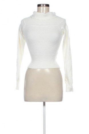 Damenpullover Bershka, Größe XS, Farbe Weiß, Preis € 13,99