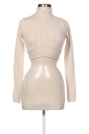 Damenpullover Bershka, Größe XS, Farbe Beige, Preis 30,99 €