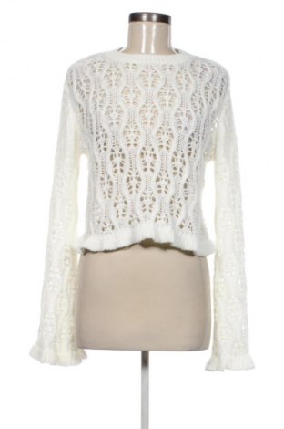 Női pulóver H&M Divided, Méret S, Szín Fehér, Ár 4 549 Ft