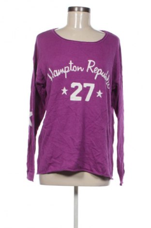 Női pulóver Hampton Republic, Méret L, Szín Lila, Ár 13 669 Ft