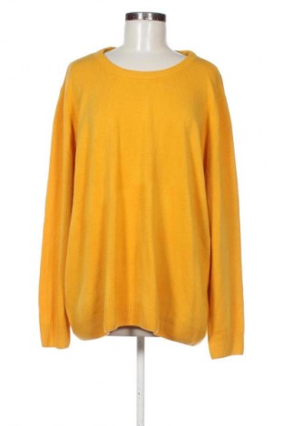 Γυναικείο πουλόβερ Helena Vera, Μέγεθος 3XL, Χρώμα Πορτοκαλί, Τιμή 15,99 €