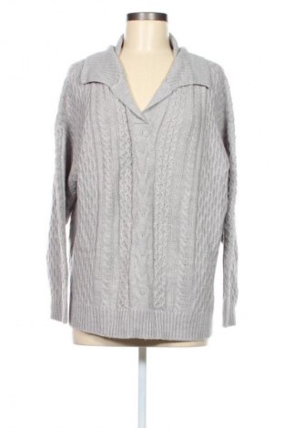 Női pulóver Laura Torelli, Méret L, Szín Szürke, Ár 2 729 Ft