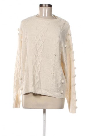 Γυναικείο πουλόβερ Pink Woman, Μέγεθος M, Χρώμα Εκρού, Τιμή 8,99 €