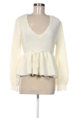 Дамски пуловер SHEIN, Размер XL, Цвят Екрю, Цена 5,11 €