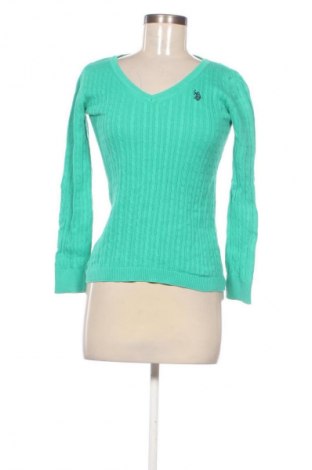 Női pulóver U.S. Polo Assn., Méret S, Szín Zöld, Ár 7 045 Ft