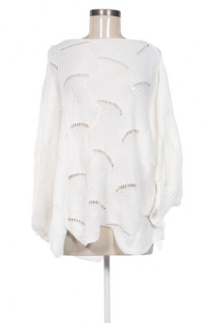 Γυναικείο πουλόβερ Unbranded, Μέγεθος L, Χρώμα Λευκό, Τιμή 15,00 €