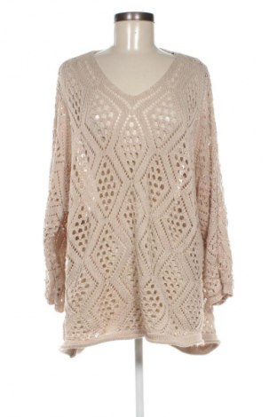 Damenpullover Unbranded, Größe 3XL, Farbe Beige, Preis € 18,99