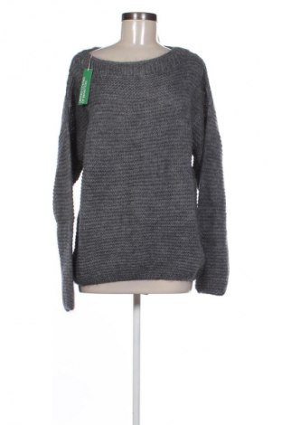 Γυναικείο πουλόβερ United Colors Of Benetton, Μέγεθος L, Χρώμα Γκρί, Τιμή 56,99 €
