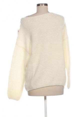 Γυναικείο πουλόβερ United Colors Of Benetton, Μέγεθος L, Χρώμα Εκρού, Τιμή 56,99 €