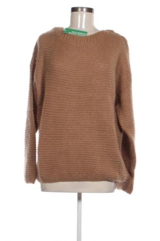 Γυναικείο πουλόβερ United Colors Of Benetton, Μέγεθος XL, Χρώμα Καφέ, Τιμή 56,99 €