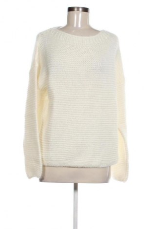 Γυναικείο πουλόβερ United Colors Of Benetton, Μέγεθος L, Χρώμα Εκρού, Τιμή 56,99 €