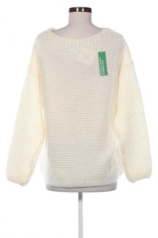 Damenpullover United Colors Of Benetton, Größe XL, Farbe Weiß, Preis 61,99 €