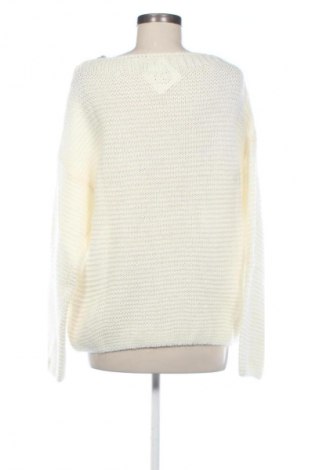 Női pulóver United Colors Of Benetton, Méret L, Szín Fehér, Ár 23 839 Ft