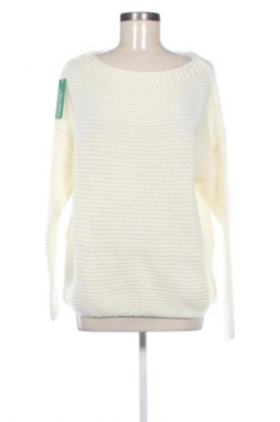 Damenpullover United Colors Of Benetton, Größe L, Farbe Weiß, Preis 61,99 €