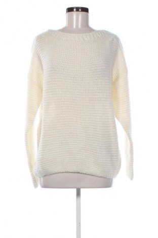 Γυναικείο πουλόβερ United Colors Of Benetton, Μέγεθος L, Χρώμα Λευκό, Τιμή 56,99 €