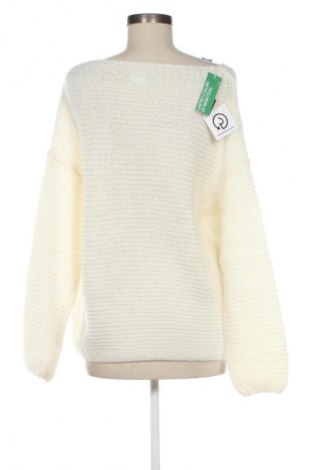 Damenpullover United Colors Of Benetton, Größe L, Farbe Ecru, Preis 61,99 €